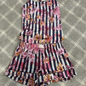 N W/O T Victoria Secret Matching Satin PJ Set